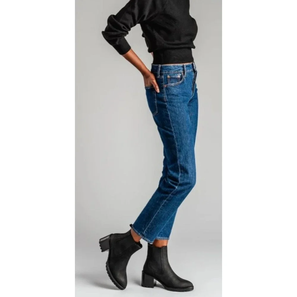 Thursday Boot Company Everyday Knockout Chelsea Boots Black Leather 10.5‎